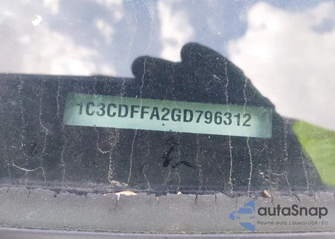 2016 Dodge Dart Sxt Sport z USA, uszkodzony, nr VIN 1C3CDFFA2GD796312